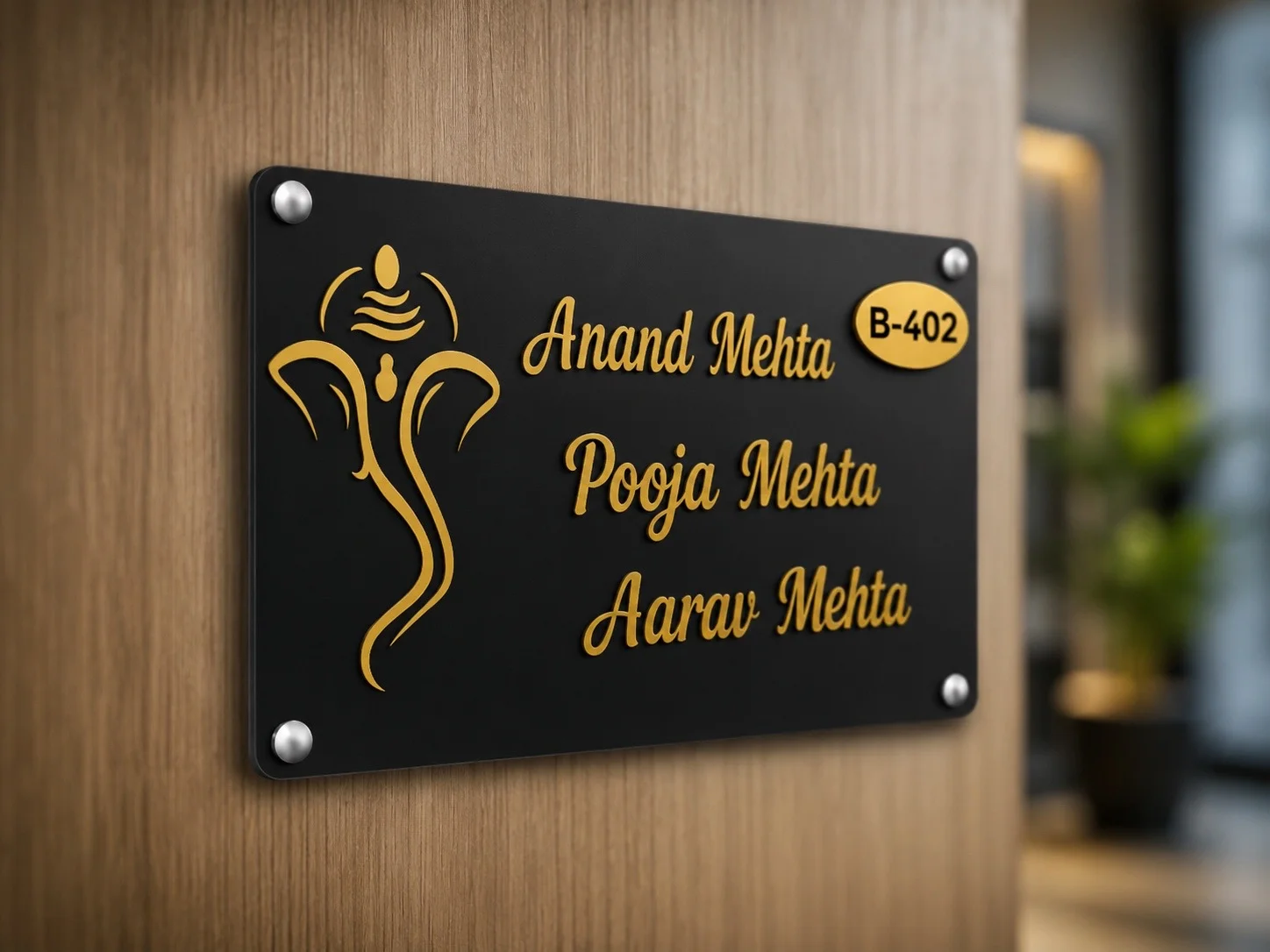 Villa Name Boards