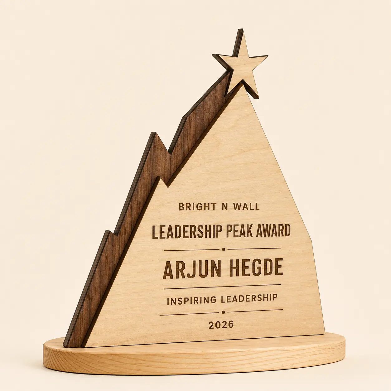 Leadership Peak Award front hero view