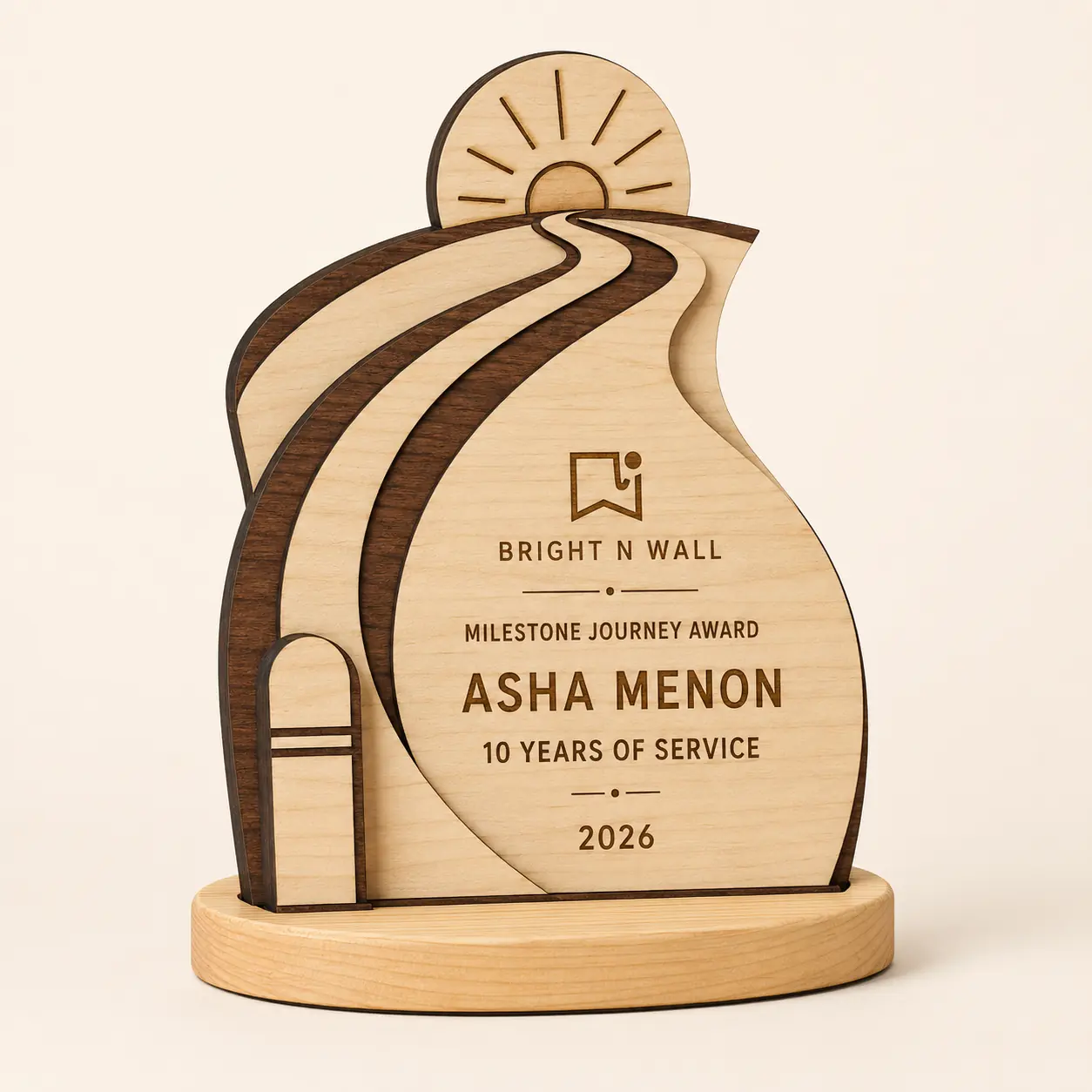 Milestone Journey Award front hero view